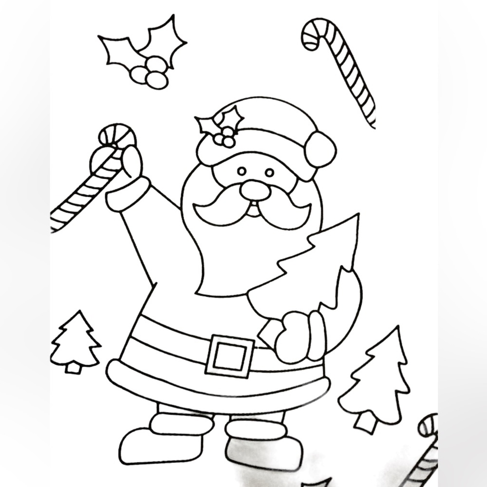 Christmas Stocking Color Your Own Stocking Kit With Fabric Markers 17 inches - Picture 7 of 14